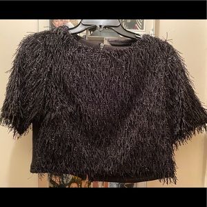 Black top with silver specs⚡️